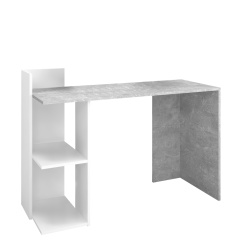 PC-Tisch, Beton/Weiß, ANDREO NEU