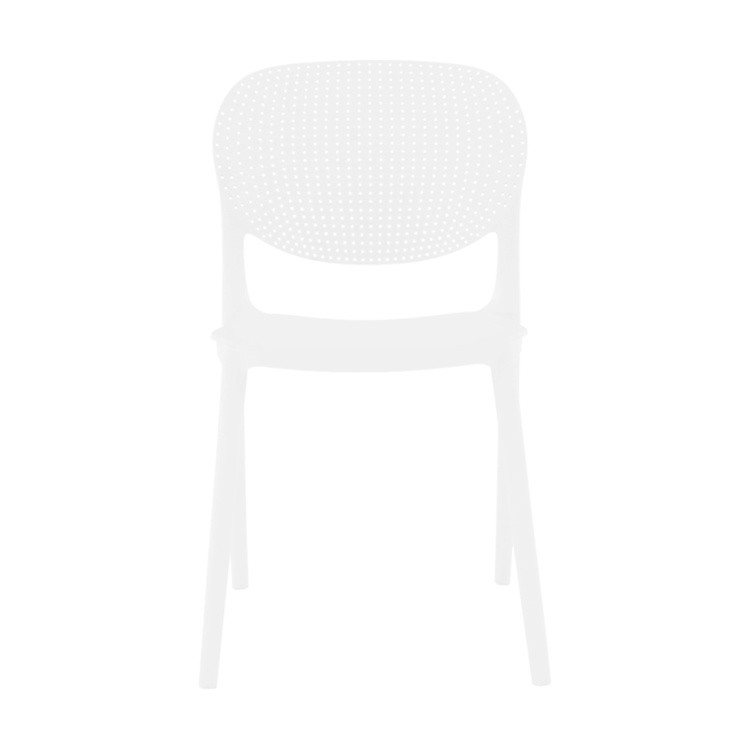 Stolička, biela, FEDRA NEW