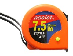 Méter zvinovací ASSIST 7,5m x 25mm
