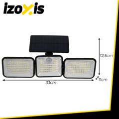 Napelemes lámpa 180 LED Izoxis 26875
