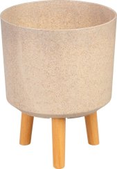 Kvetináč Strend Pro, farba Bambusové vlákno, 24,5x24,5x31 cm
