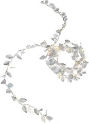 MagicHome Christmas Leafdeco-Kette, 20x mLED warmweiß, 2xAA, IP 20, Innenbereich, Beleuchtung, L-1,90 m