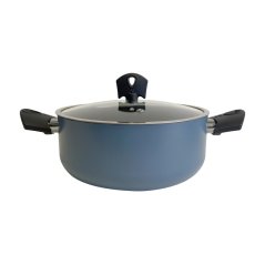 Kastról s pokrievkou a nepriľnavým povrchom NOIA 24 cm modrá