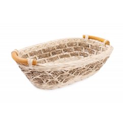 Rattankorb 27x17,5x16 cm oval für Gebäck