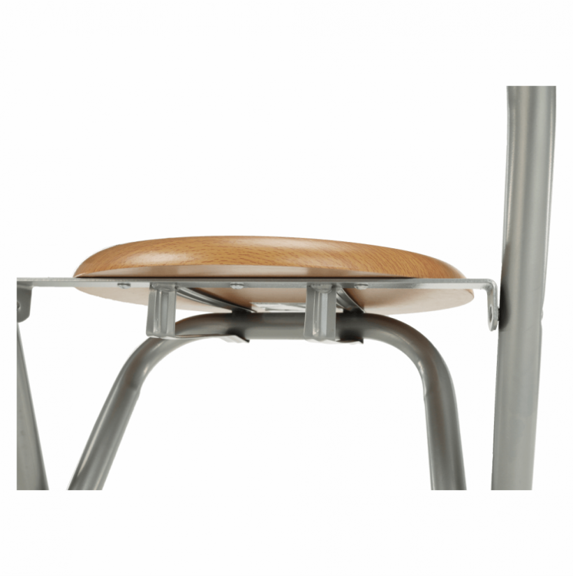 Barhocker, Buche/Aluminium, BOXER
