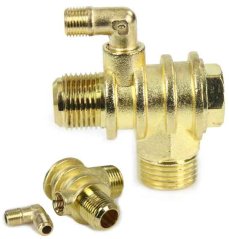 Zawór zwrotny do sprężarki, wymiary gwintu 9,8 x 19 x 20,8 mm MAR-POL (akce)