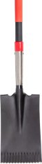 Lopata Strend Pro Premium RedShark, ravna, z ročajem iz steklenih vlaken, D 1150 mm
