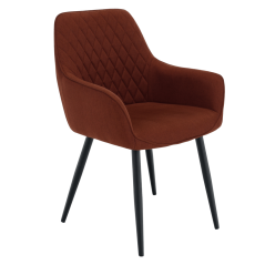 Design-Sessel, braun/schwarz, OSKOR