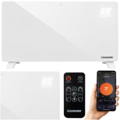 Elektrický sklenený radiátor Zelva Kaminer 26573