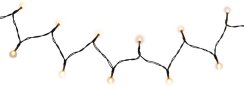 MagicHome Christmas Ceibo lánc, 48 LED meleg fehér, 8 funkciós, időzítő, 3xAA, külső, világítás, L-3,50 m