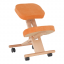 Ergonomiczny fotel klęczący, pomarańczowy/buk, FLONET