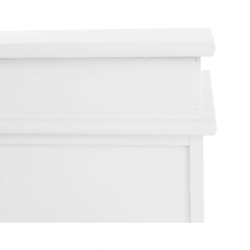 Bank mit Stauraum, weiß, BLANCO SY1232