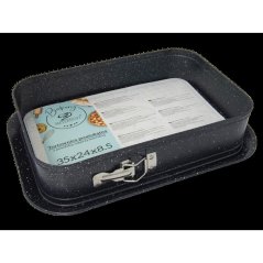 Rechteckige Kuchenform mit einer Öffnung von 35 x 24 x 8,5 cm