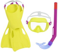 Okuliare Bestway® Crusader Essential, sada, šnorchlovacia, okuliare na potápanie s plutvami