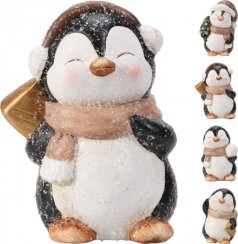 Figurka pingwina 8x6,5x10 cm mieszanka ceramiczna