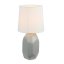 Ceramiczna lampa stołowa, szara, QENNY TYPE 2 AT15556