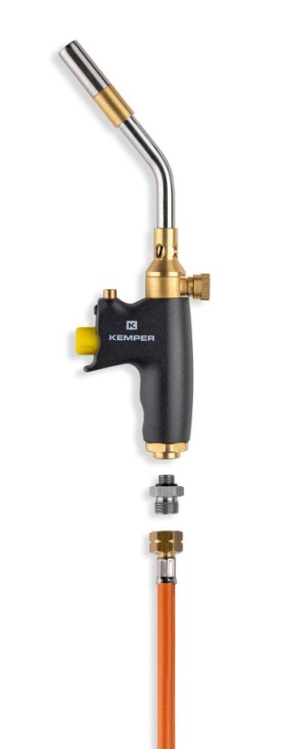 Plamenik KEMPER 1062ETCF, piezo, za patrone i plin, 4,7 kW (akce)
