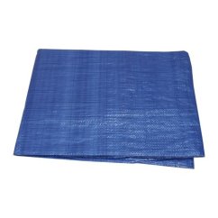Abdeckplane 5x6 m blau mit Ösen STANDARD