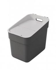 Coș de gunoi Curver® READY TO COLECT, 20 litri, 24,6x36,7x33,1 cm, gri închis, pentru deșeuri