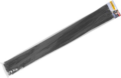 Bandă de tragere Strend Pro CT66BL, 1000x9 mm, 50 buc, neagră, nailon, legare