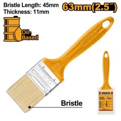 Szczotka płaska plastikowa 2,5"; INGCO