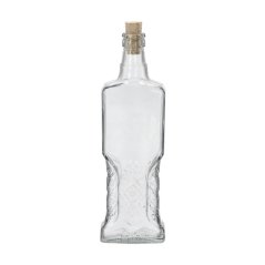 Sticlă de sticlă pentru alcool 500ml UKRAINKA cu capac