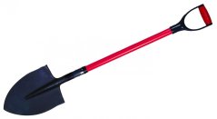 Koničasta lopata 19 x 30 cm z ročajem iz steklenih vlaken, ročaj 95 cm