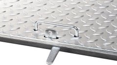 Abdeckung MC50, 500x500 mm, Kanal, verzinkt, max. 150 kg