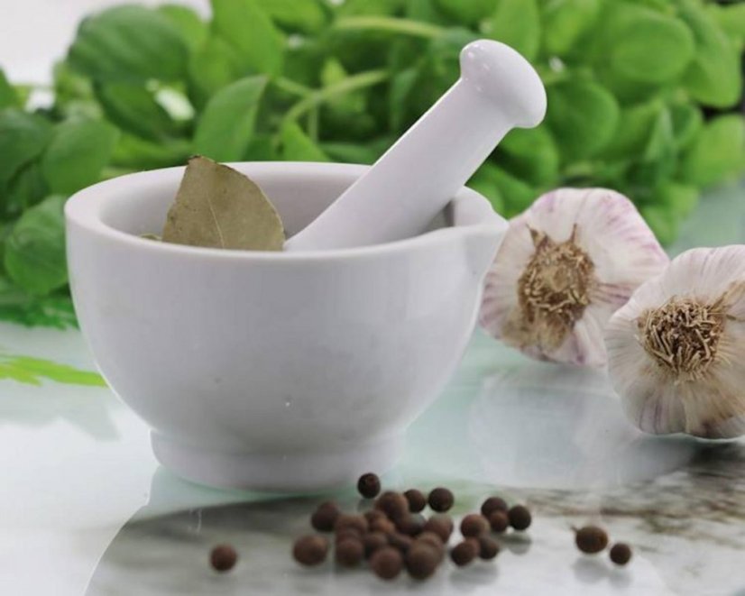 Porzellanmörser von 10,5 cm