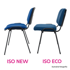Kancelářská židle, černá, ISO 2 NEW