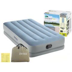 Egyágyas felfújható matrac, 191x99x36 cm, beépített USB-s elektromos pumpával – INTEX 64157 ágy (akció)