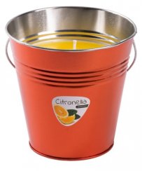 Lumanare Citronella CB163, repellent, galeata, 610 g, 150x150 mm