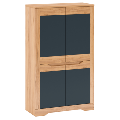 Schrank I, Eiche Craft Gold/Graphitgrau, FIDEL
