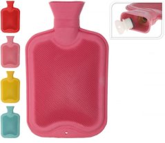 Sticla cu apa calda 2L cauciuc, mix de culori /3183140249