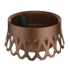 Grabtopf UH o300mm ROSETA bronze. Höhe 155 mm selbstbewässernde Schüssel KLC