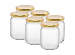 TO 82 pohár fedővel 6 x 540ml fedő arany