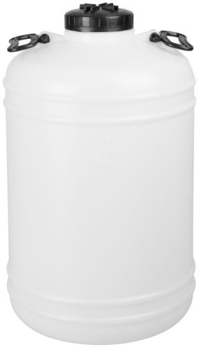 Butoi Pannon Fermet 50 litri, fir, gât îngust butoi plastic pentru fermentare, apă potabilă, gât 115 mm
