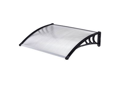 Vordach über der Tür DIY501, 100 x Breite 150 cm, Polycarbonat