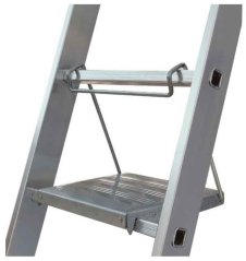 26 x 27 cm-es állólépcső alumínium létrára szerelhető, XL-TOOLS