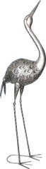 Dekorace MagicHome Mecco, Jeřáb, plech, 34x23x111 cm