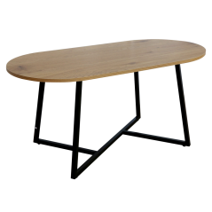 Stolik kawowy, dąb/czarny, FREMONT