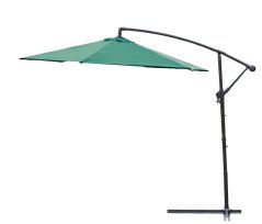 Sončnik 300 cm zelena BANANA stran s stojalom