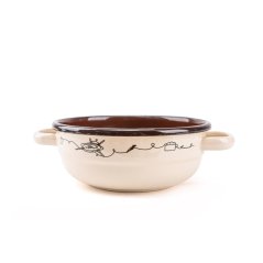 Emajlirana kmečka skleda 18 cm/1l Linea decor