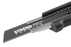 Knife Strend Pro Premium FD781, BlackMatt, SoftTouch, 18 mm, lepattintható, + 10 penge, készlet