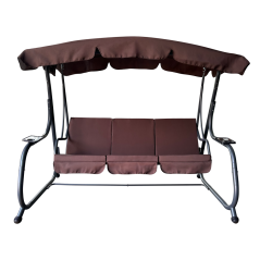 Gartenschaukel, braun/dunkelgrau, EILANA