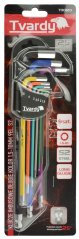 Set 9-delnih inbus ključev, barvni, 1,5-10 mm, S2, TRDI