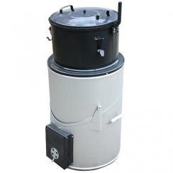 Dampfgarer PS-65, emailliert, komplett mit Boiler, 65 Liter.