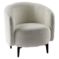 Sessel, weiß/schwarz, PRESO