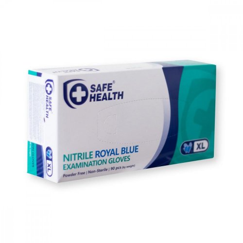 Rukavice jednorázové NITRIL nepudrované modré XL 90-100ks/bal (dle váhy)