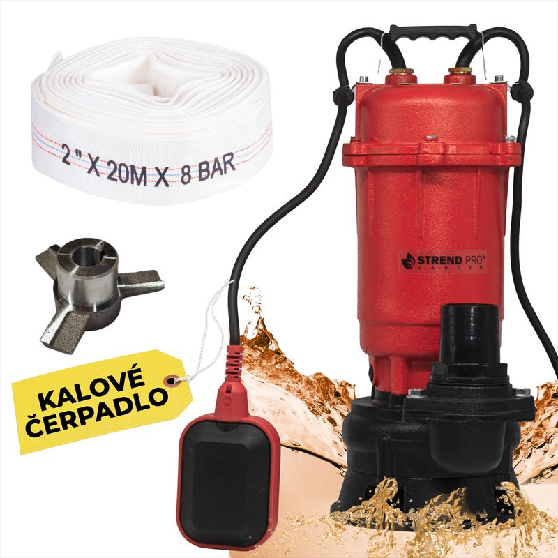 Pumpa Strend Pro Garden, 900W, 20000 l/h, kabel 10 m, mulj, sa nožem, za septičku jamu-POSEBNA PONUDA